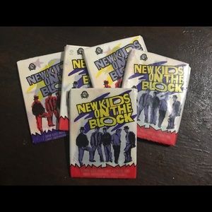 NKOTB Trading Cards -Set of 5 Packs